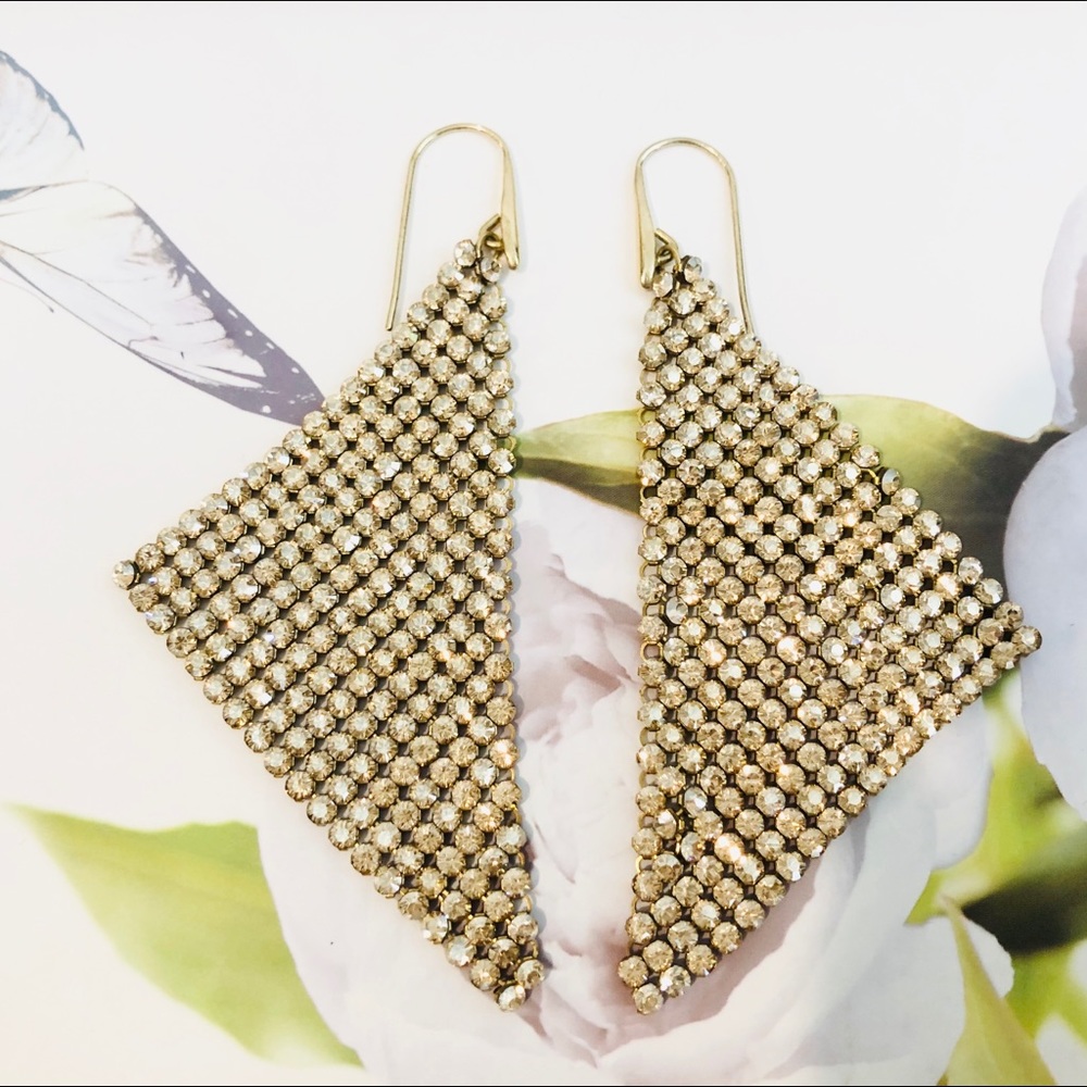 Vintage Swarovski 14k Gold Plated Fit Earrings